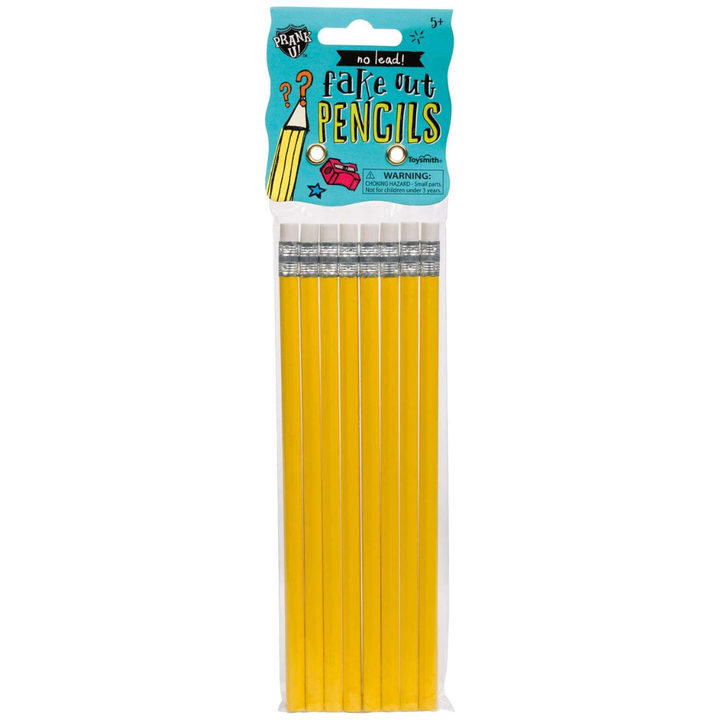 Toysmith Funny Novelties Fake Out Pencils (no lead!)