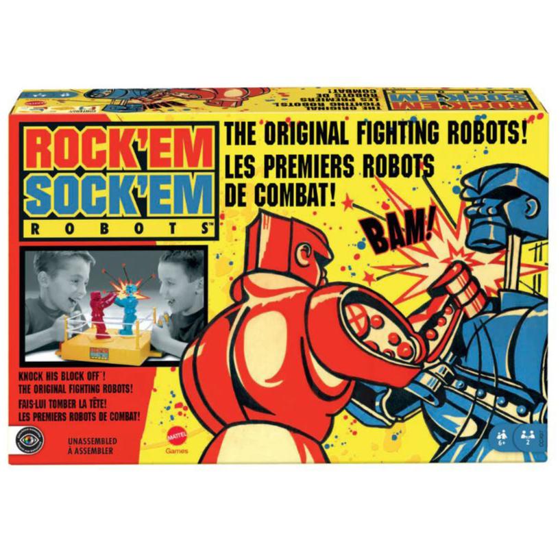 Toysmith Toy Creative Rock 'Em Sock 'Em Robots Retro Game - full sized