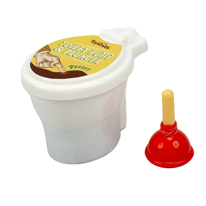 Toysmith Toy Novelties Tiny Toilet Putty + Plunger
