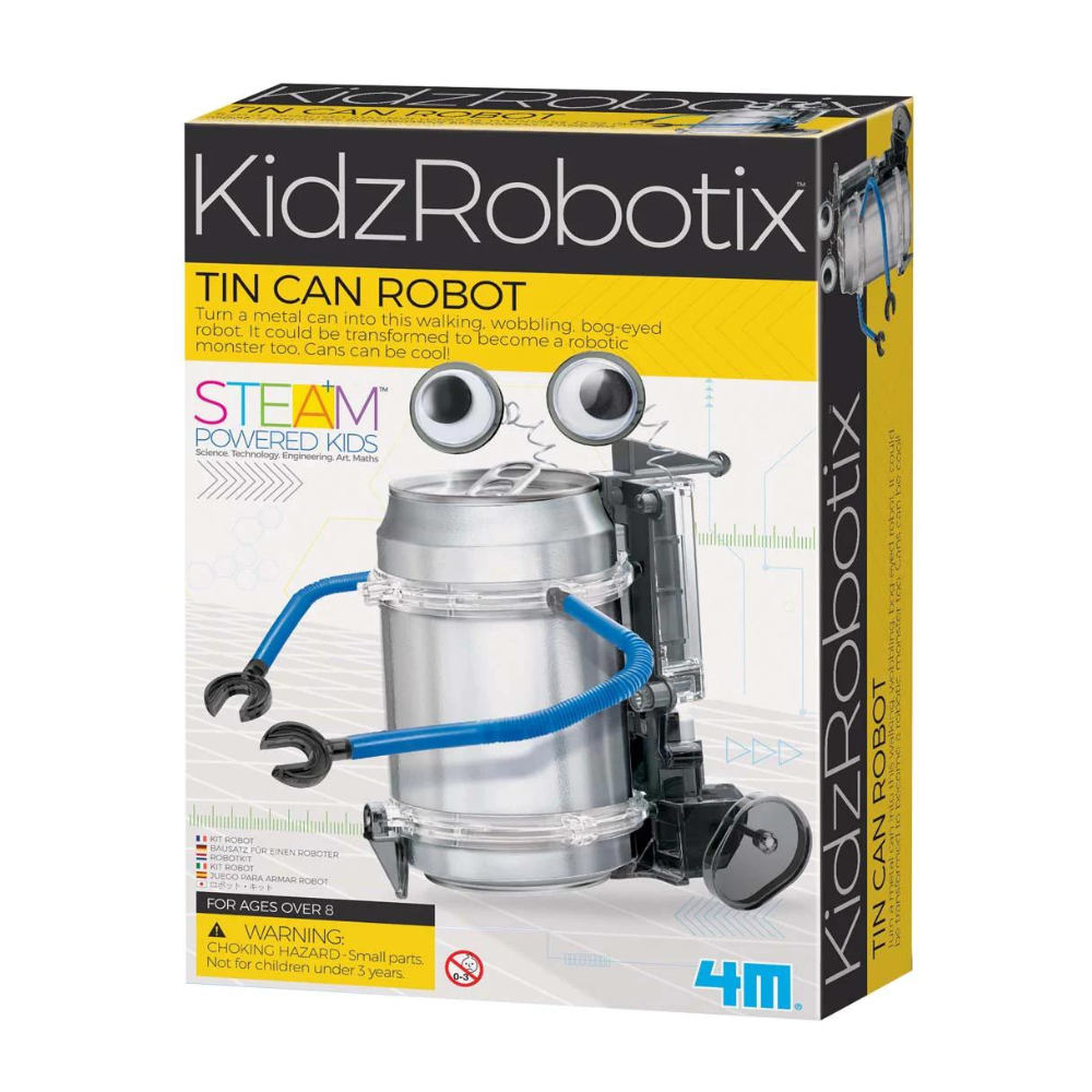 Toysmith Toy Science Tin Can Robot Kit