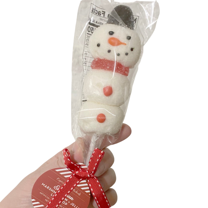 Two's Company Candy Snowman Marshmallow Lollipop