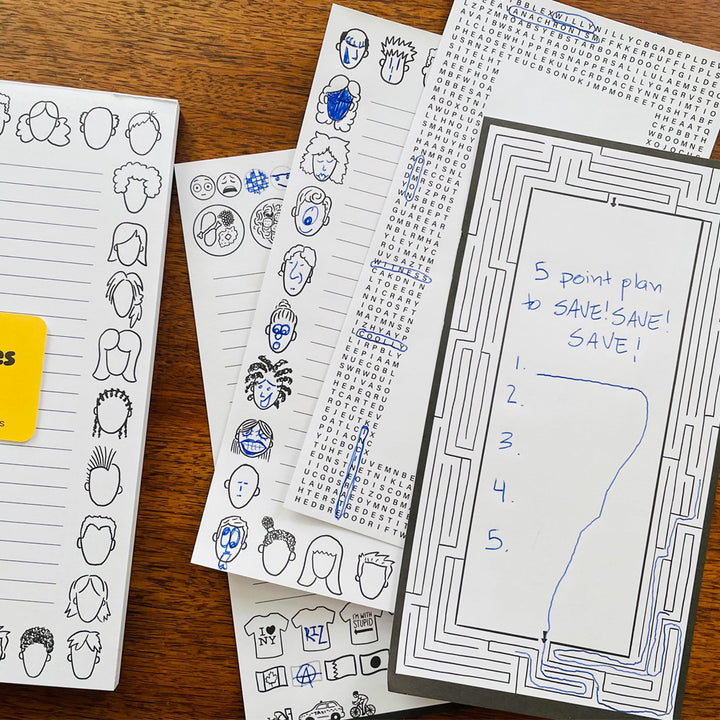 Unemployed Philosophers Guild Journals & Notebooks Fun & Games Notepad