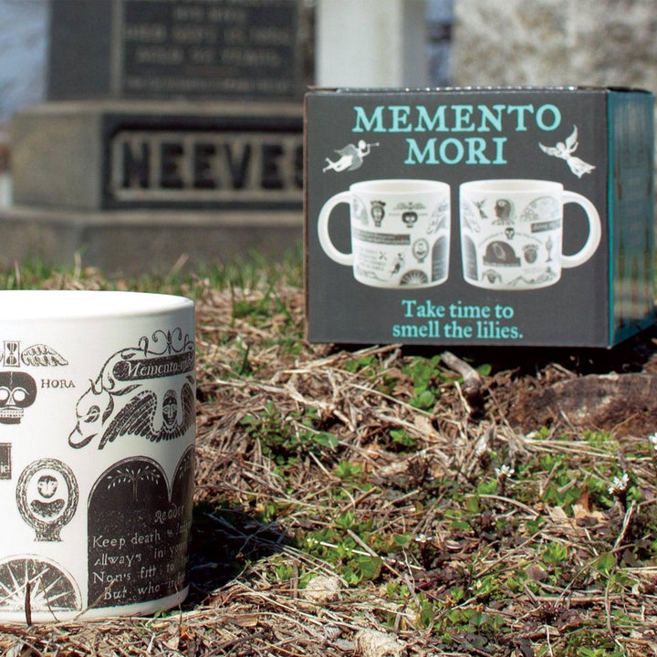 Unemployed Philosophers Guild Kitchen & Table Memento Mori Coffee Mug