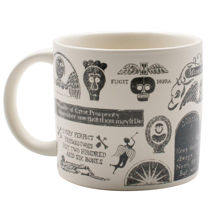 Unemployed Philosophers Guild Kitchen & Table Memento Mori Coffee Mug