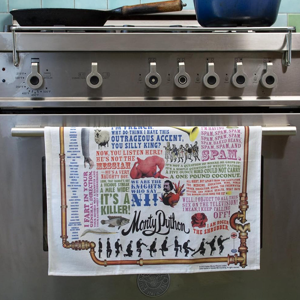 Monty Python Dish Towel – Off the Wagon Shop
