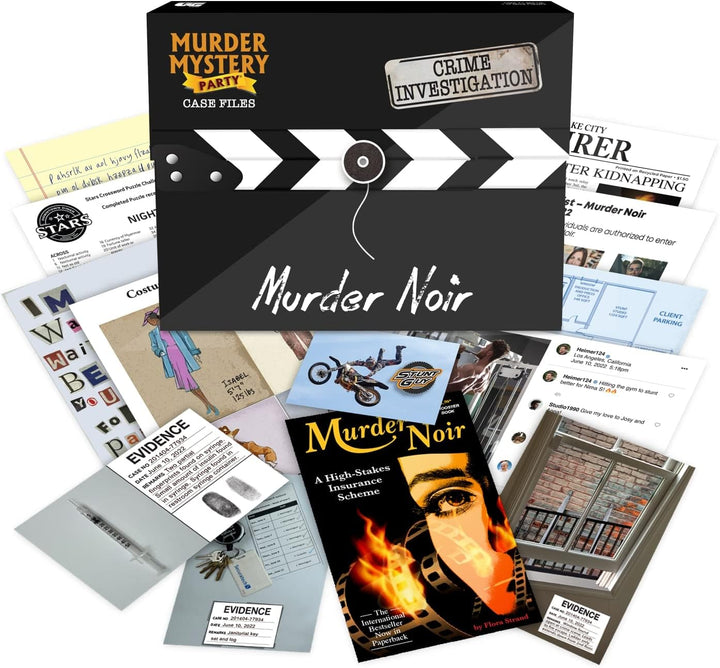 University Games GAMES Murder Noir Murder Mystery Party Case Files