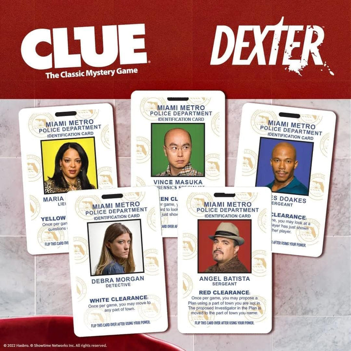 USAopoly Games Dexter Clue Game
