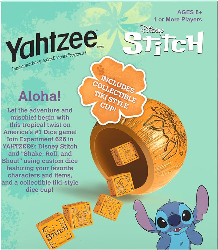 USAopoly Games Disney Stitch Yahtzee