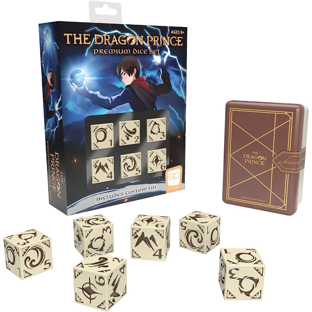USAopoly Games Dragon Prince Premium Dice Set