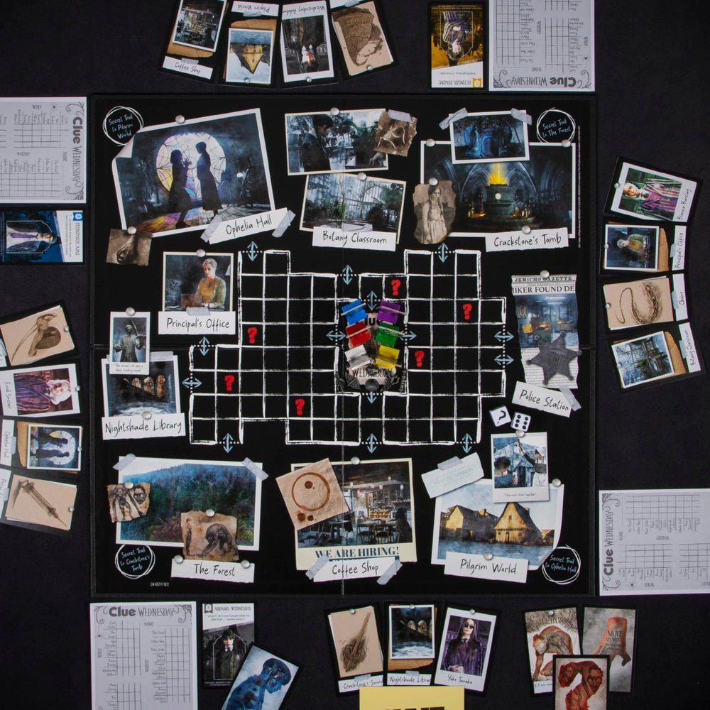 USAopoly Games Wednesday Adams Clue Game