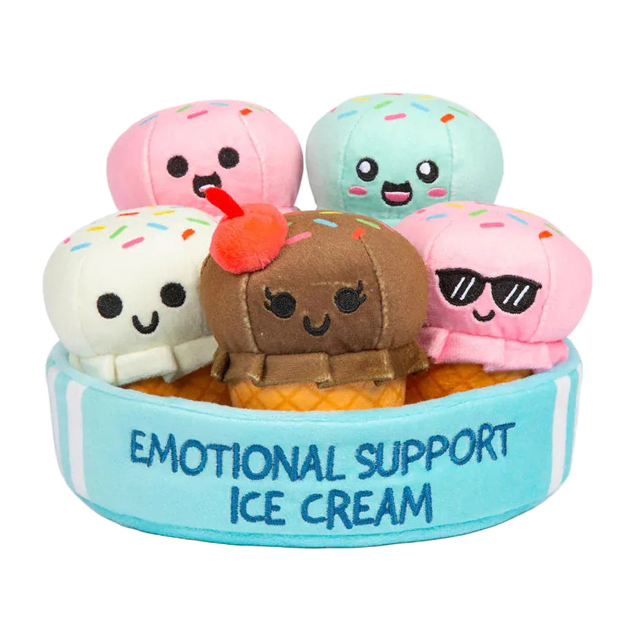 What Do You Meme? Toy Stuffed Plush Emotional Support Ice Cream Sundae