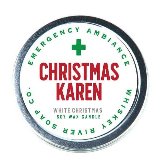 Whiskey River Soap Co. Home Decor Christmas Karen Emergency Ambiance Candle