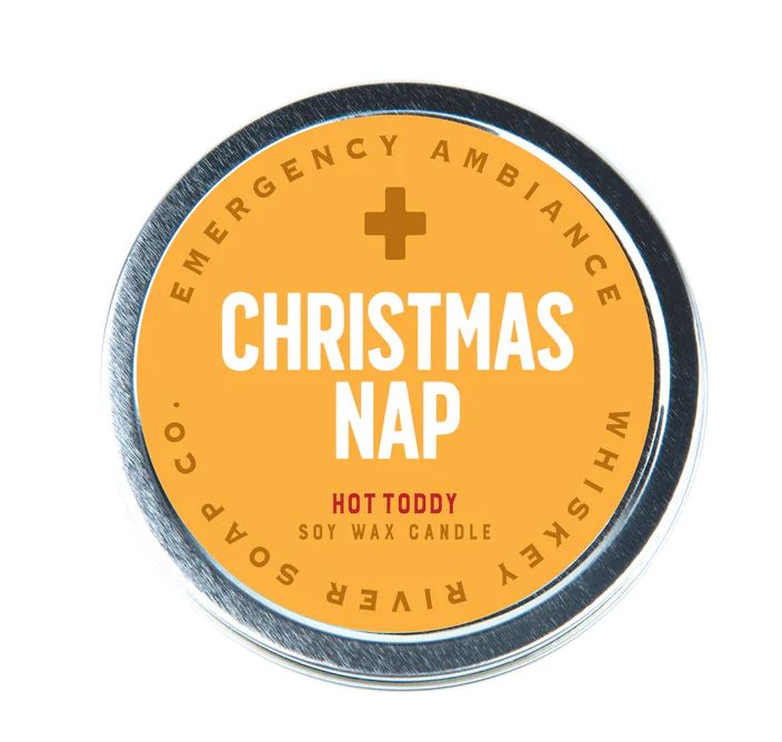 Whiskey River Soap Co. Home Decor Christmas Nap Emergency Ambiance Candle
