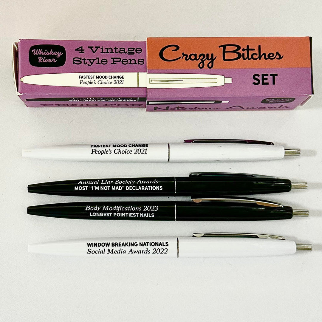 https://www.offthewagonshop.com/cdn/shop/files/whiskey-river-soap-co-office-goods-crazy-bitches-set-of-4-vintage-style-pens-funny-gag-gifts-37557887729825.jpg?v=1693394180&width=1080