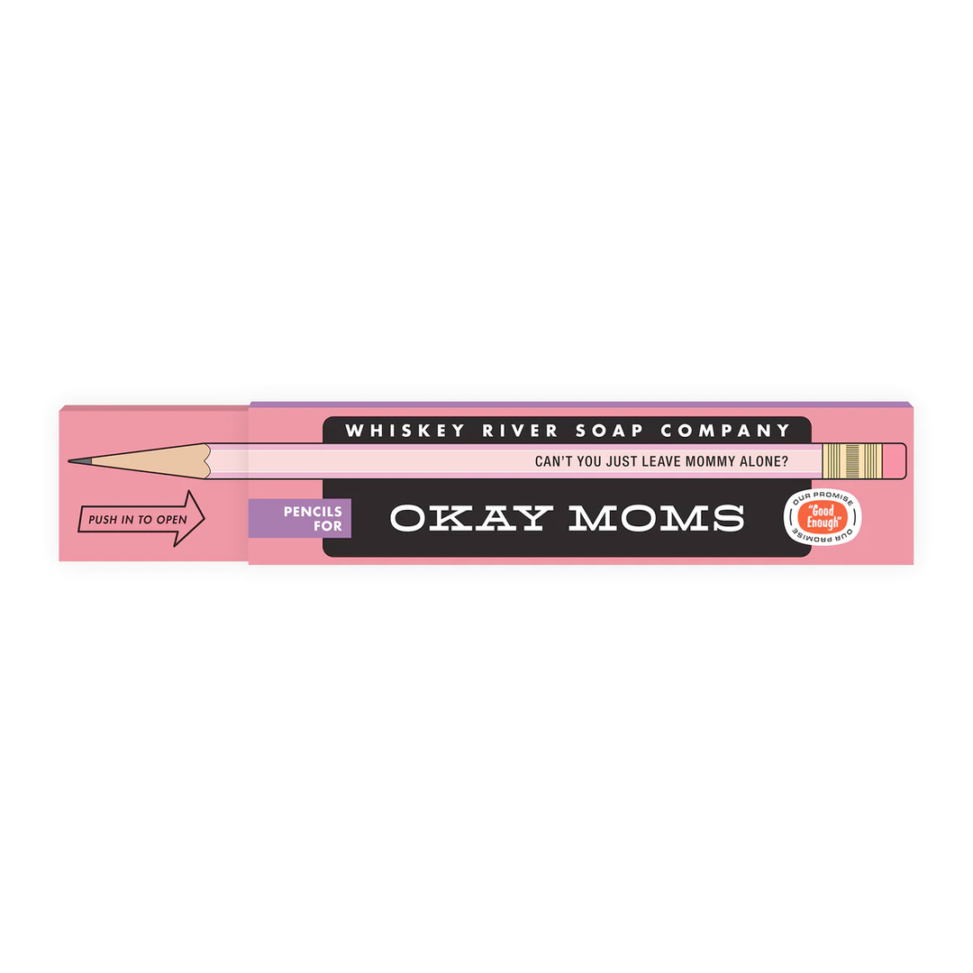Whiskey River Soap Co. Office Goods Okay Moms - Set of 8 pencils