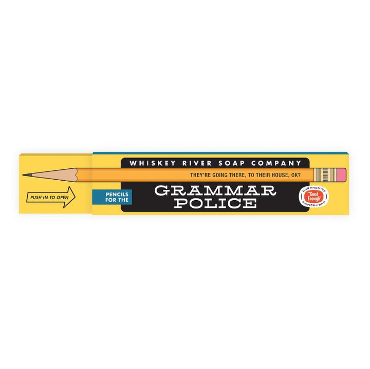 Whiskey River Soap Co. Office Goods Pencils for Grammar Police
