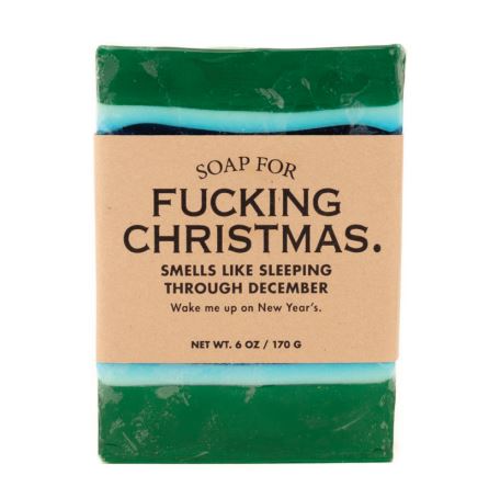 Whiskey River Soap Co. Personal Care Fucking Christmas Funny Holiday Soap For...