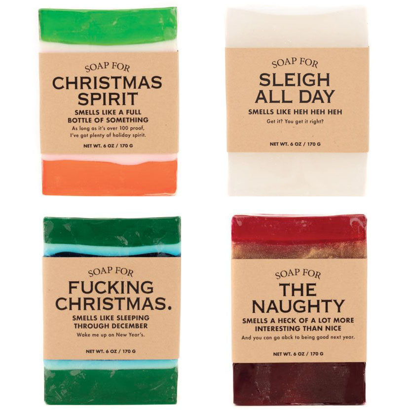 Whiskey River Soap Co. Personal Care Funny Holiday Soap For...