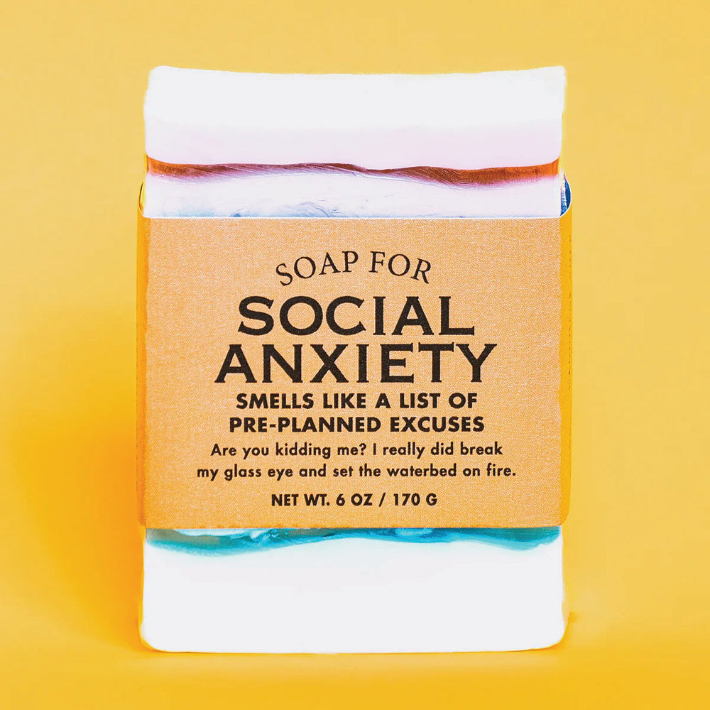 Whiskey River Soap Co. Personal Care Soap for Social Anxiety