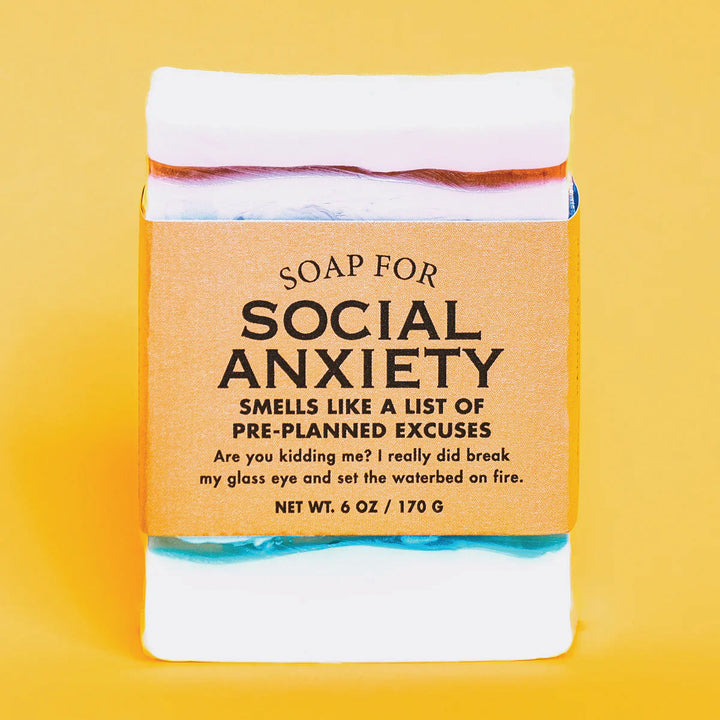 Whiskey River Soap Co. Personal Care Soap for Social Anxiety