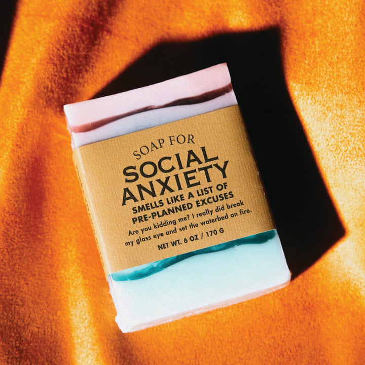 Whiskey River Soap Co. Personal Care Soap for Social Anxiety
