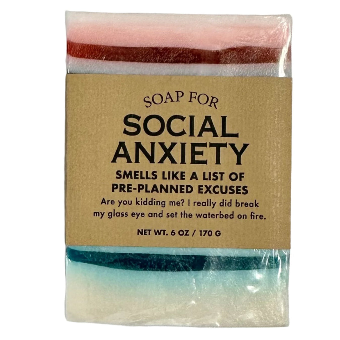 Whiskey River Soap Co. Personal Care Soap for Social Anxiety