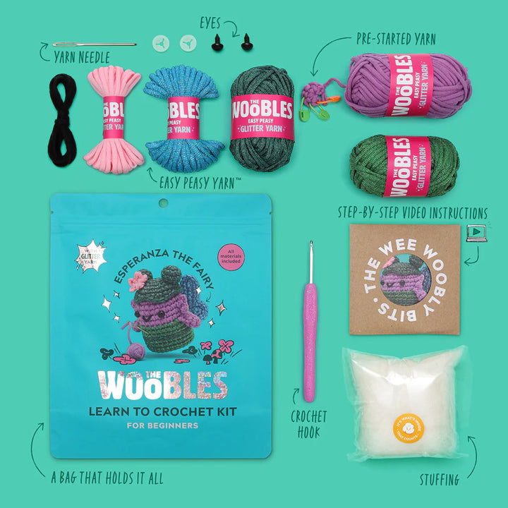 Woobles Arts & Crafts Esperanza the Fairy Crochet Kit