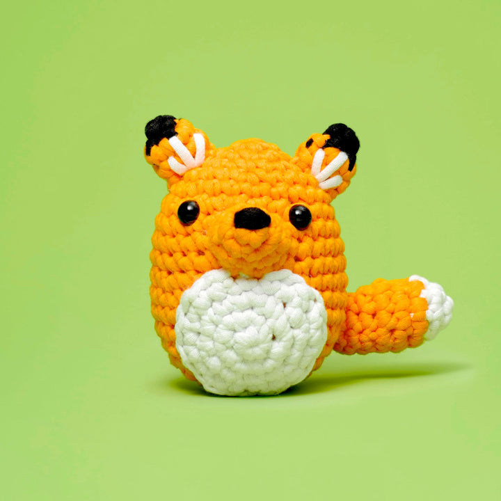 Woobles Arts & Crafts Felix the Fox Beginner Crochet Kit