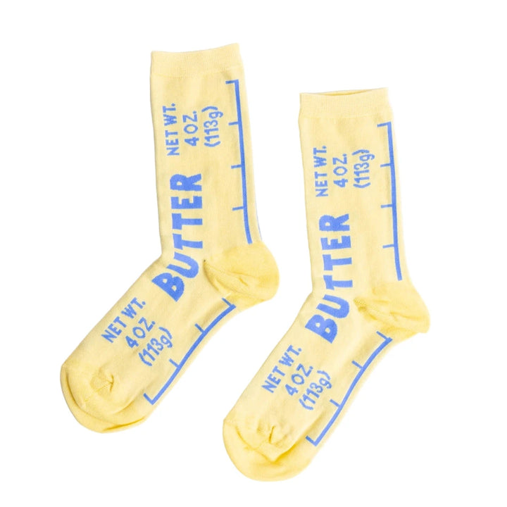 Yellow Owl Workshop Socks & Tees Small Butter Crew Socks