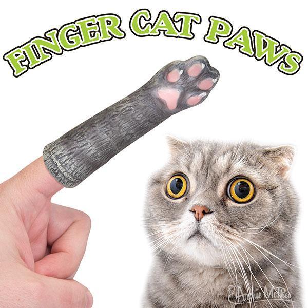 Accoutrements - Archie McPhee Funny Novelties Finger Cat PAW - 1 pc