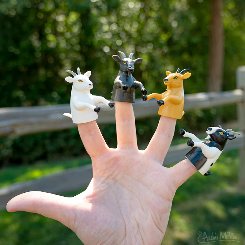 Accoutrements - Archie McPhee Funny Novelties Finger Goat - 1pc