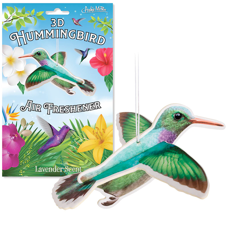 Accoutrements - Archie McPhee Funny Novelties Hummingbird 3D Bird Air Freshener