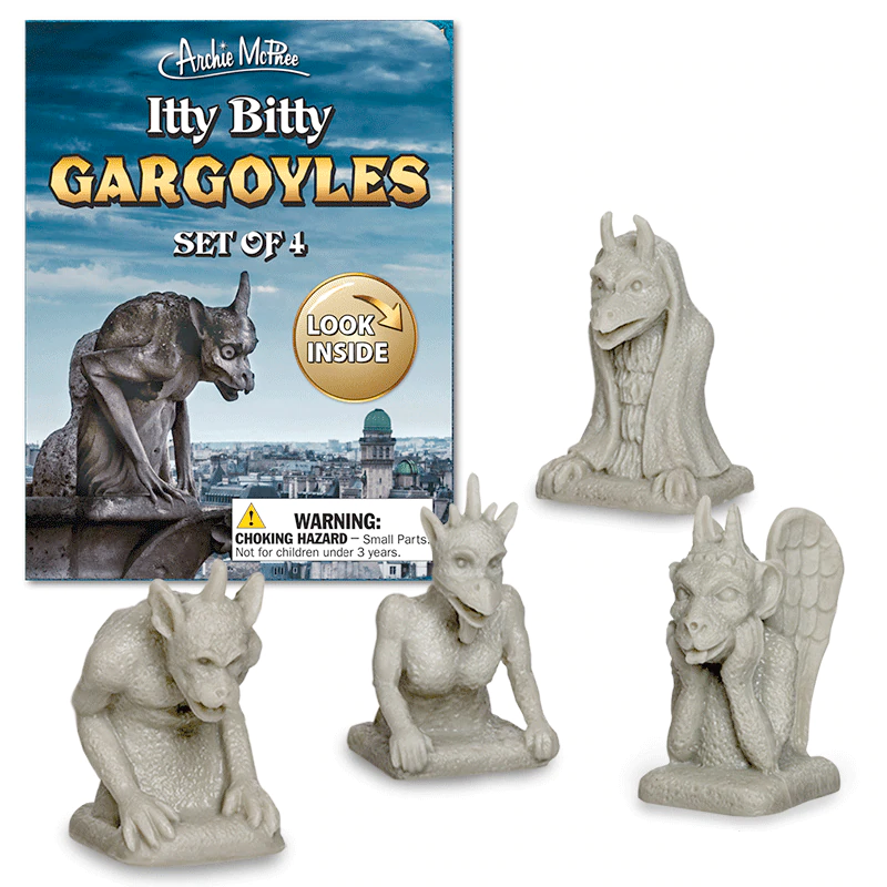 Accoutrements - Archie McPhee Funny Novelties Itty Bitty Gargoyles set of 4