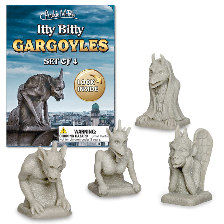 Accoutrements - Archie McPhee Funny Novelties Itty Bitty Gargoyles set of 4