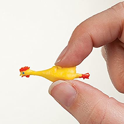 Itty Bitty Rubber Chickens Set of 12