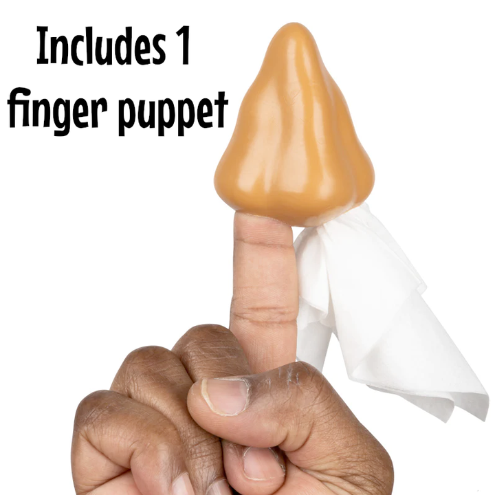 Accoutrements - Archie McPhee Funny Novelties Nose - Finger Puppet (1pc)
