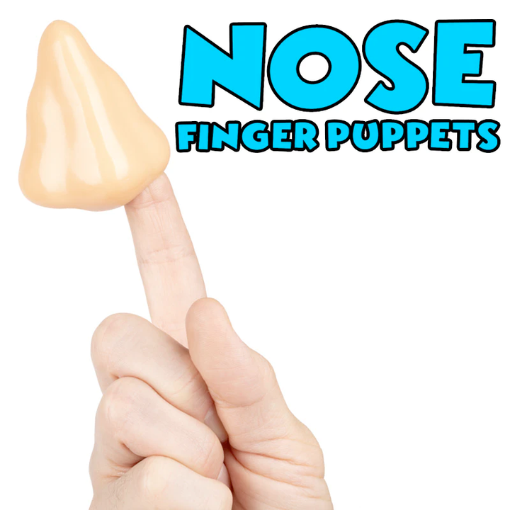 Accoutrements - Archie McPhee Funny Novelties Nose - Finger Puppet (1pc)