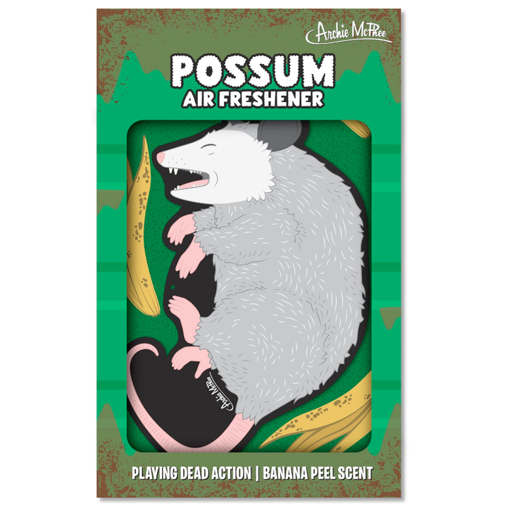Accoutrements - Archie McPhee Funny Novelties Possum Playing Dead Air Freshener