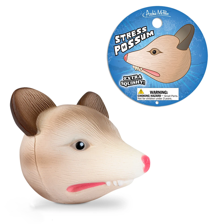 Accoutrements - Archie McPhee Funny Novelties Stress Possum