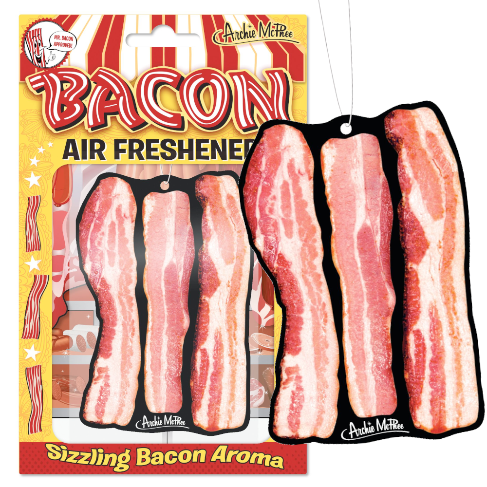 Accoutrements - Archie McPhee Home Decor Bacon air freshener