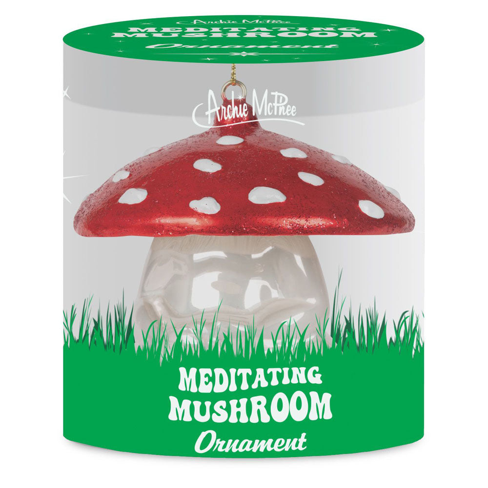 Accoutrements - Archie McPhee Home Decor Meditating Mushroom Ornament