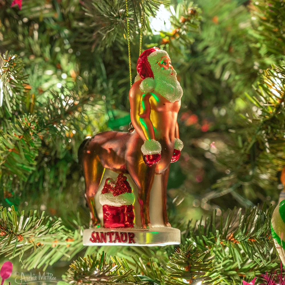 Accoutrements - Archie McPhee Home Decor & Stuff Santaur Ornament
