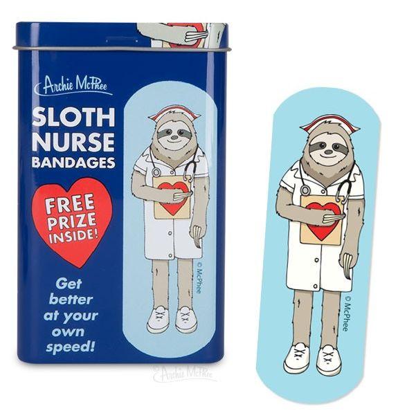 Accoutrements - Archie McPhee Home Personal Sloth Nurse Bandages
