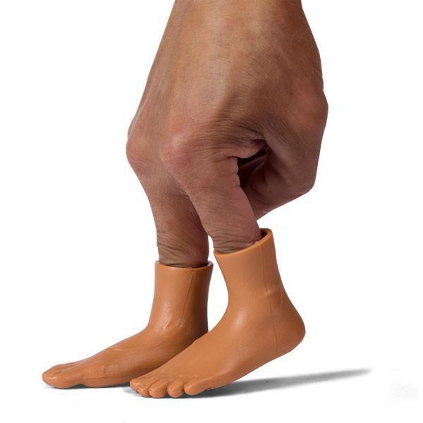 Accoutrements - Archie McPhee IMPULSE - IM Funny Stuff 2.  Dark Skin Finger Foot - 1 pc - (Order 2 to get right & left)
