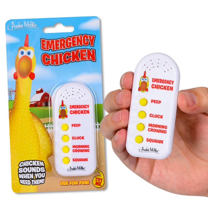 Accoutrements - Archie McPhee IMPULSE - IM Funny Stuff Emergency Chicken