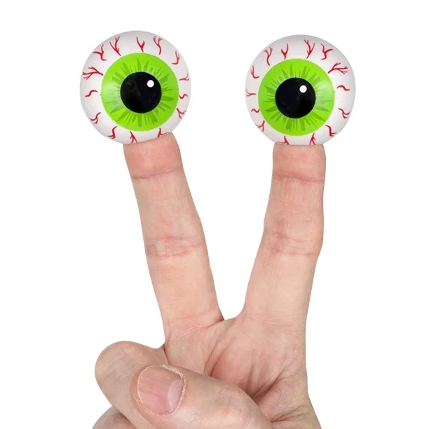 Accoutrements - Archie McPhee IMPULSE - IM Funny Stuff Eyeball Finger Puppet - 1pc (order 2 unless you're a cyclops)