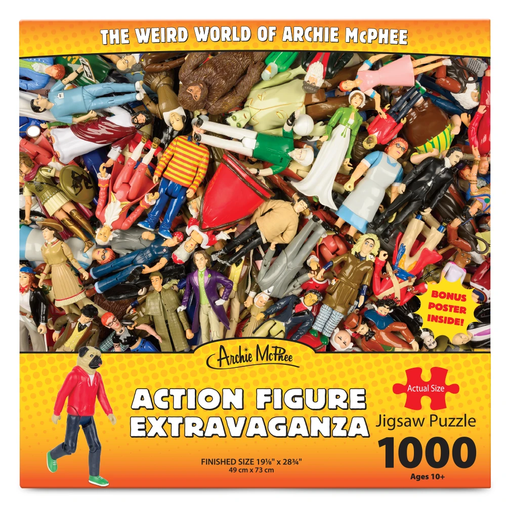 Accoutrements - Archie McPhee Puzzles Action Figure Extravaganza 1000 pc Puzzle