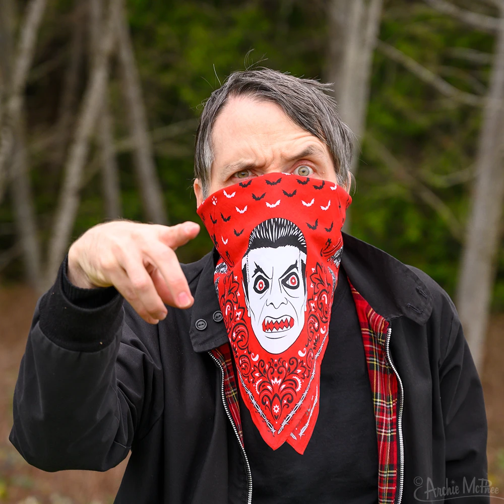 Accoutrements - Archie McPhee Socks & Tees Monster Bandana