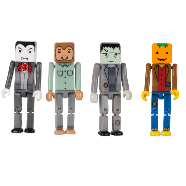 Accoutrements - Archie McPhee Toy Action Figures Council of Monsters - 2 randomly selected styles