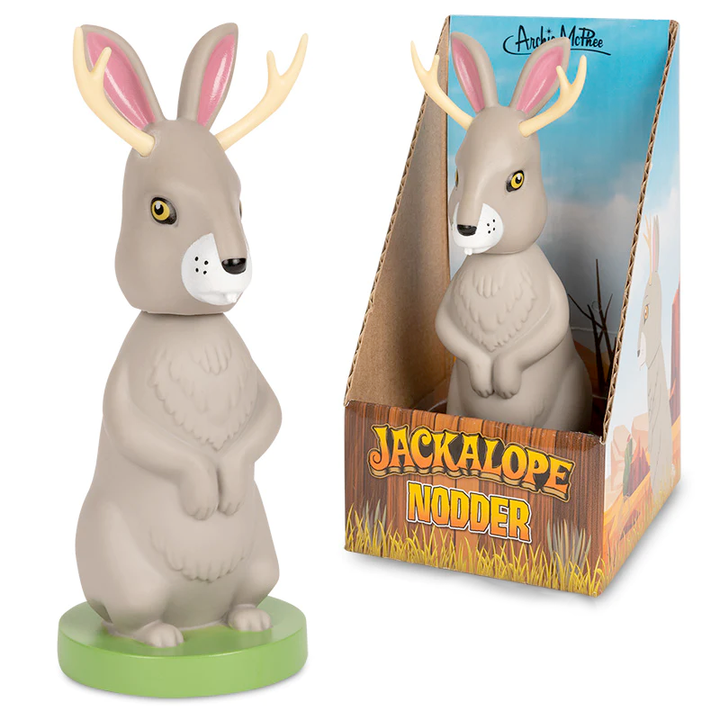 Accoutrements - Archie McPhee Toy Action Figures Jackalope Nodder